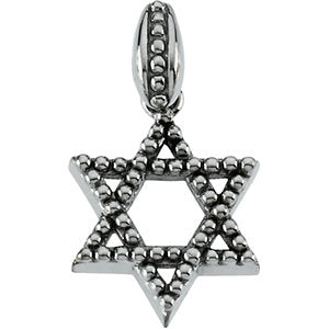 Sterling Silver Star of David Pendant