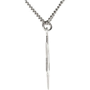 Sterling Silver 20x18mm Star of David 18" Necklace