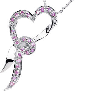 Sterling Silver Cherish™ Heart Necklace