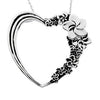 Sterling Silver Grow Old With Me™ Heart Necklace