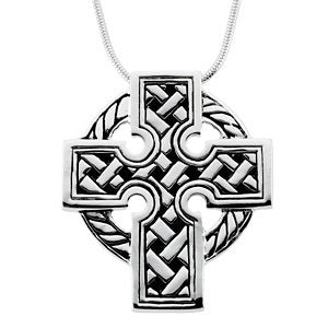 Sterling Silver Celtic Cross Necklace