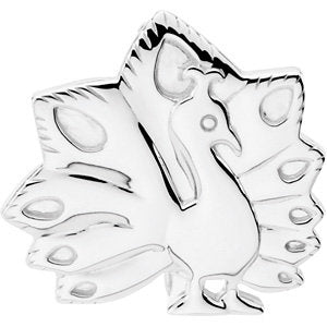 Sterling Silver The Problem-Solving Peacock Brooch
