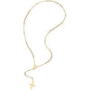 Rosary Necklace in 14k Yellow Gold ( 16.00-Inch )