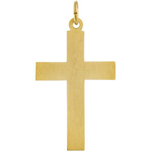 Gold Plated Crucifix Pendant