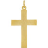 Gold Plated Crucifix Pendant