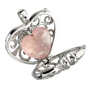 Sterling Silver Always in my Heart Locket Necklace