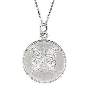Sterling Silver 20mm Loss of a Mother Pendant