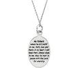 Sterling Silver 21x15.2mm Loss of a Father Pendant