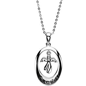 Sterling Silver Caregiver Necklace