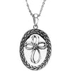 Employed By The Lord Blessed Affirmation Pendant with Chain and Box in Sterling Silver