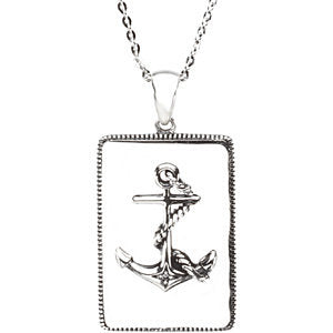 Sterling Silver Cancer Courage Necklace