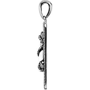 Sterling Silver Cancer Courage Necklace