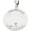 Sterling Silver Too Blessed Necklace