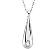 Tear of Love Ash Holder 18-inch Necklace in Sterling Silver