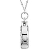 Sterling Silver Fish Ash Holder 18" Necklace