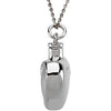 Sterling Silver Fancy Heart Ash Holder Necklace