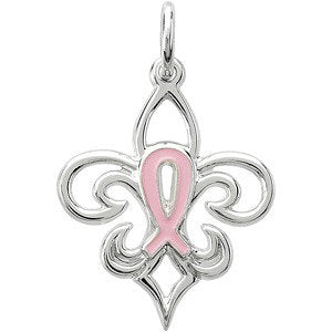 Sterling Silver Pink Pourri™ Pendant/Charm