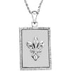 Know I Am God Blessed Affirmation Necklace with Box in Sterling Silver