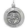 Sterling Silver 14.5mm St. Michael Medal