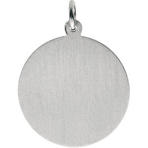 Sterling Silver 22mm St. Michael Medal