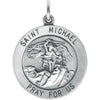 Sterling Silver 22mm St. Michael Medal