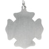14k White Gold 22.25mm St. Florian Pendant