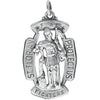Sterling Silver 33X20.5mm St. Florian Medal