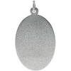 Sterling Silver 21x13mm Oval St. Christopher Medal