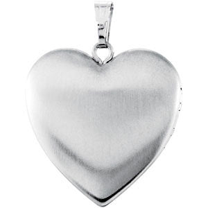 Sterling Silver Enameled Flowers "Mom" Heart Locket