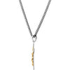 Two-Tone Crucifix Necklace