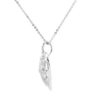 Sterling Silver The Worth of a Woman Necklace