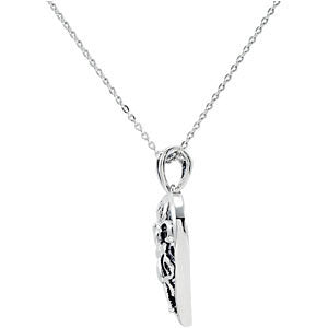 Sterling Silver The Worth of a Mother Necklace