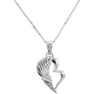 Sterling Silver The Broken Wing Necklace