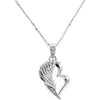 The Broken Wing Pendant and Chain with Packaging in Sterling Silver