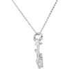 Sterling Silver Let God Lead the Way Pendant & Chain