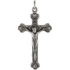 Crucifix with Jump Ring in Sterling Silver