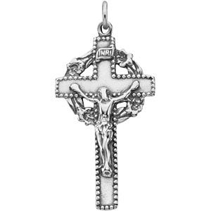 Sterling Silver Crucifix Pendant