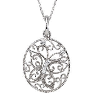 Sterling Silver Journey of Contentment Necklace