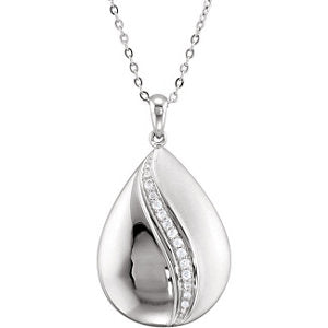 Sterling Silver Our Father's Comfort Necklace
