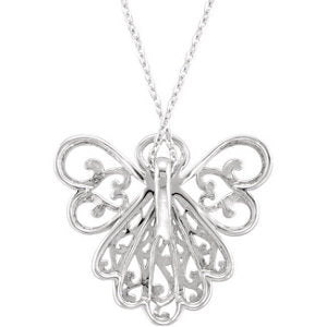 Sterling Silver "An Angel in You" Necklace