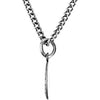 Sterling Silver 12.25x8.75mm Oval St. Christopher 18" Necklace