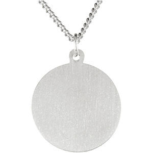 Sterling Silver 18mm St. Michael Medal