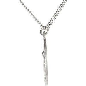 Sterling Silver 22mm St. Michael Medal
