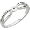Shank For Peg Head in 14K White Gold (Size 6)