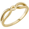 Shank For Peg Head in 14K Yellow Gold (Size 6)